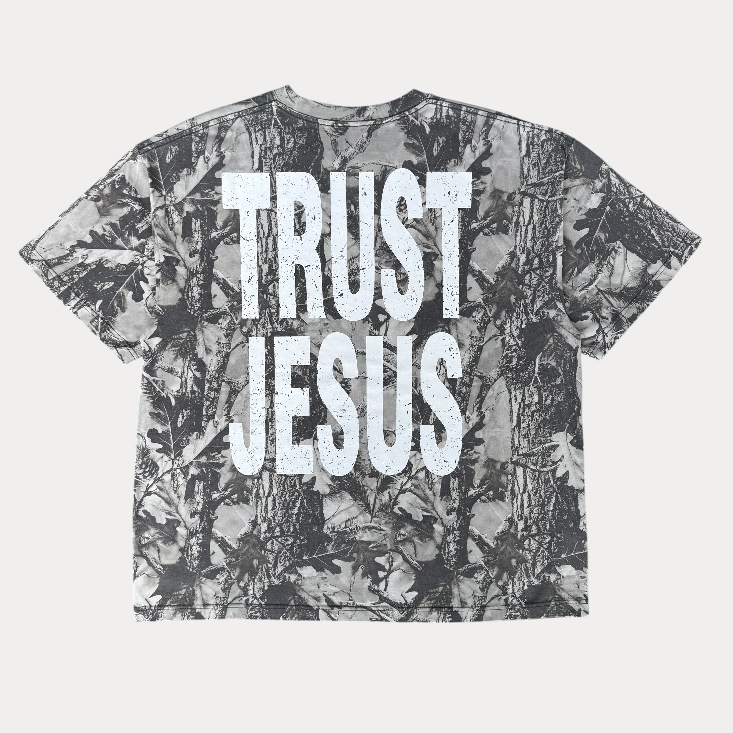 Trust Jesus Tee — North Star Camo